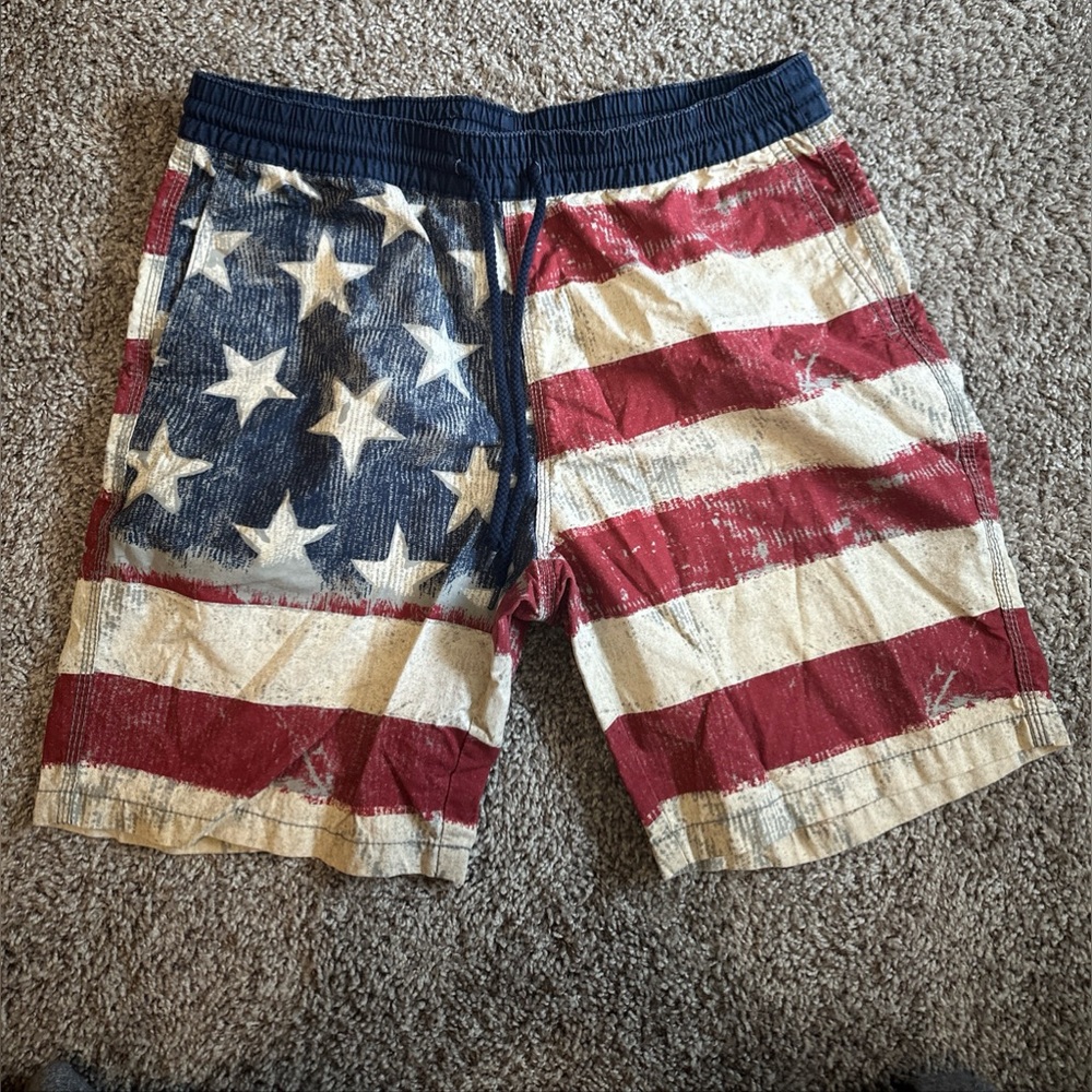 Mossimo American flag swimming shorts Size Medium